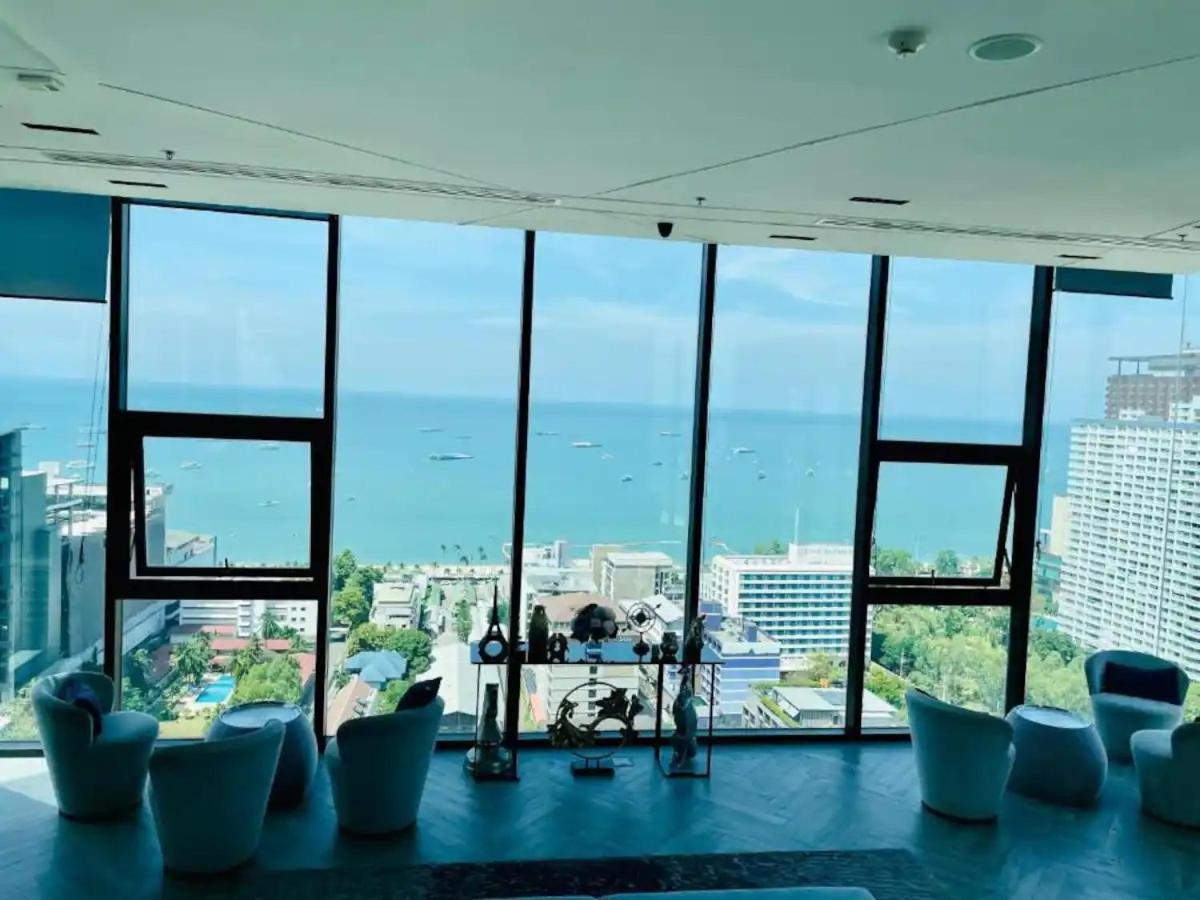 Central Pattaya - Sea View Large Balcony Condo With Infinity Pool Exterior foto