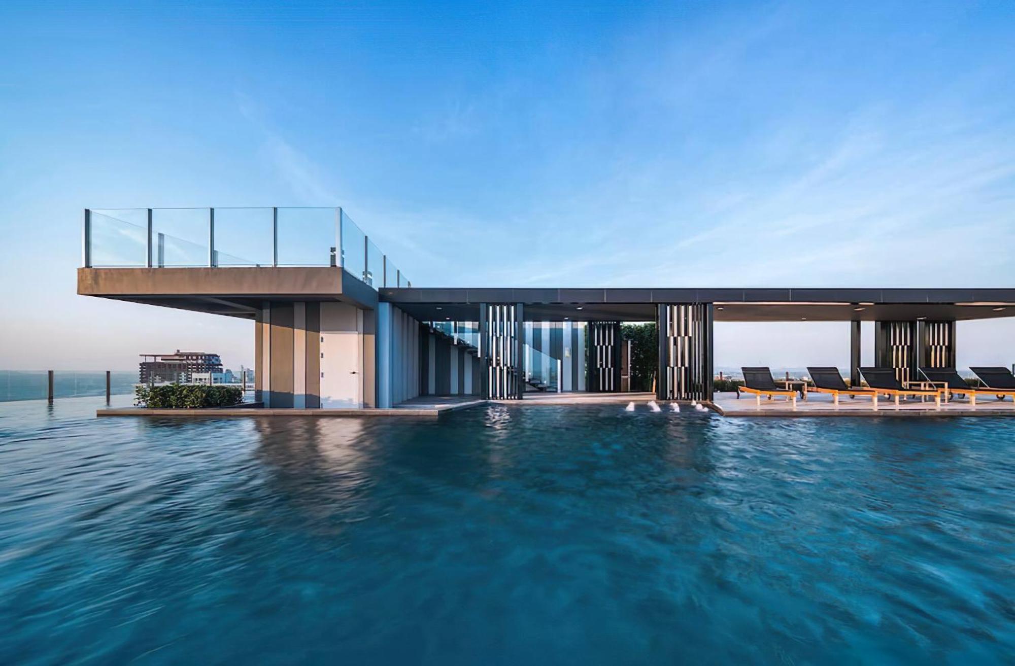 Central Pattaya - Sea View Large Balcony Condo With Infinity Pool Exterior foto