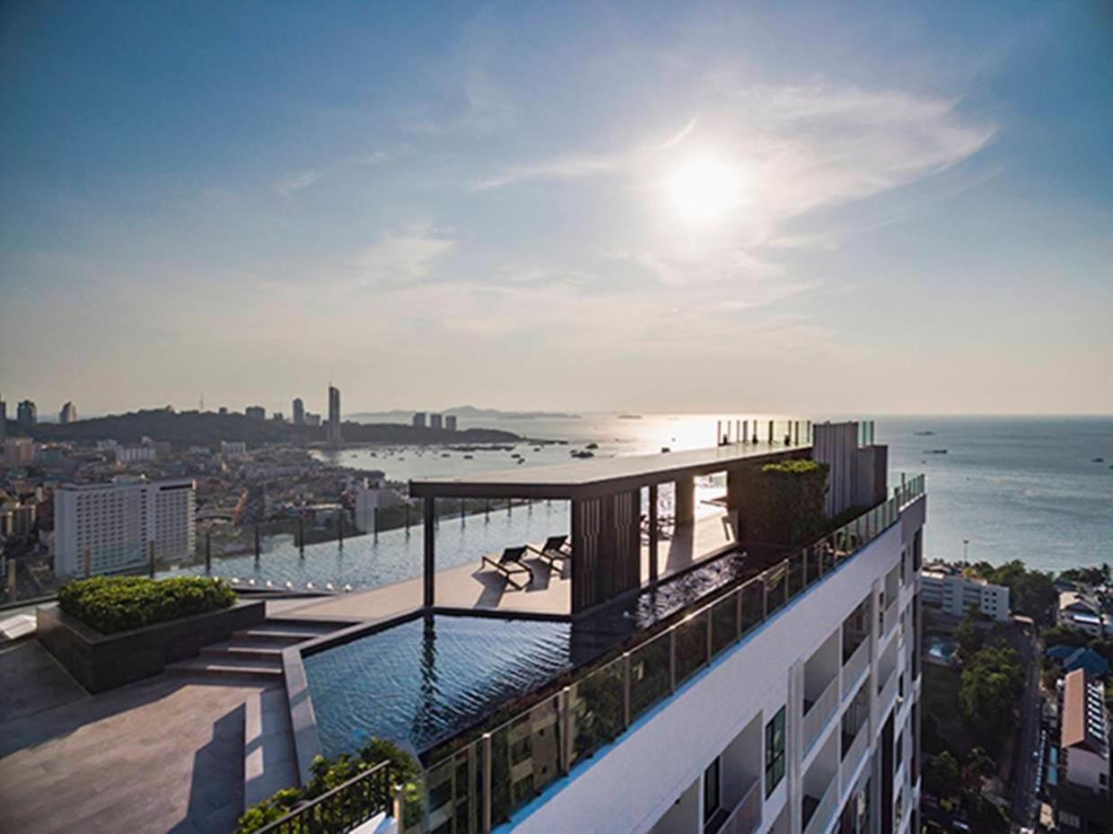 Central Pattaya - Sea View Large Balcony Condo With Infinity Pool Exterior foto