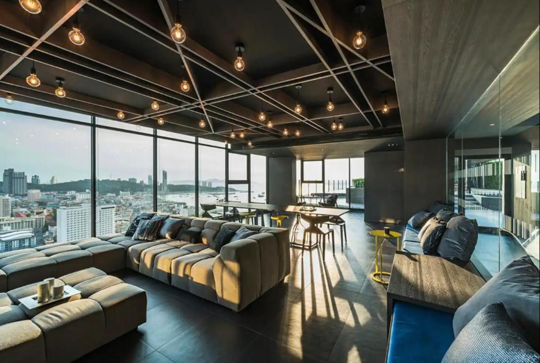 Central Pattaya - Sea View Large Balcony Condo With Infinity Pool Exterior foto