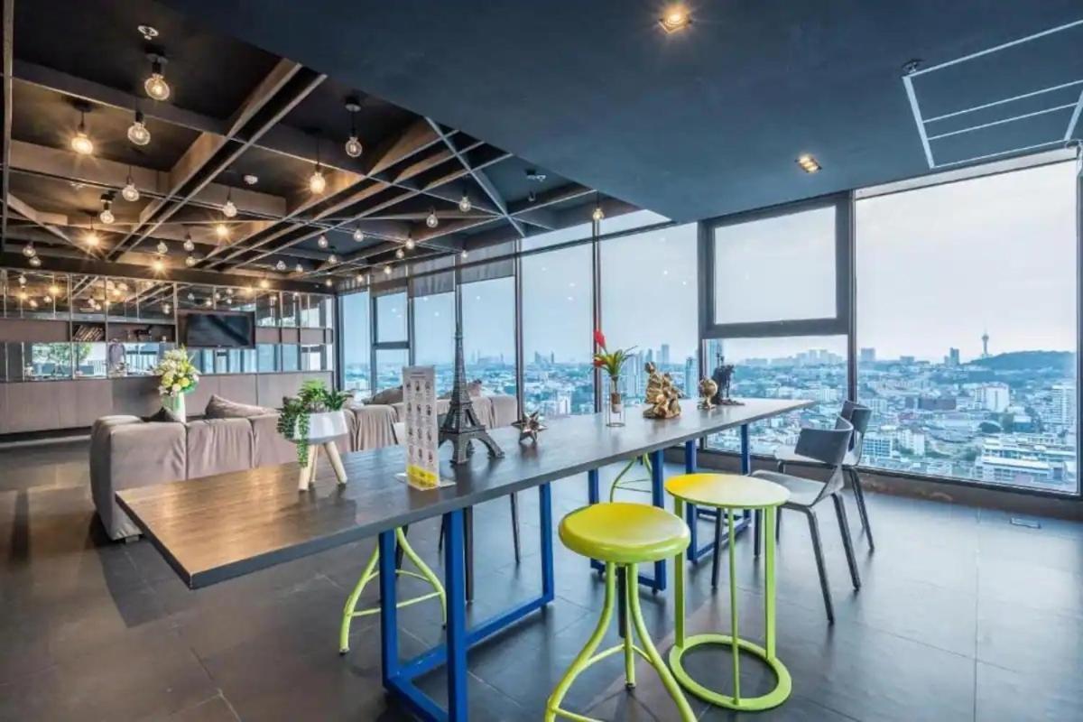 Central Pattaya - Sea View Large Balcony Condo With Infinity Pool Exterior foto